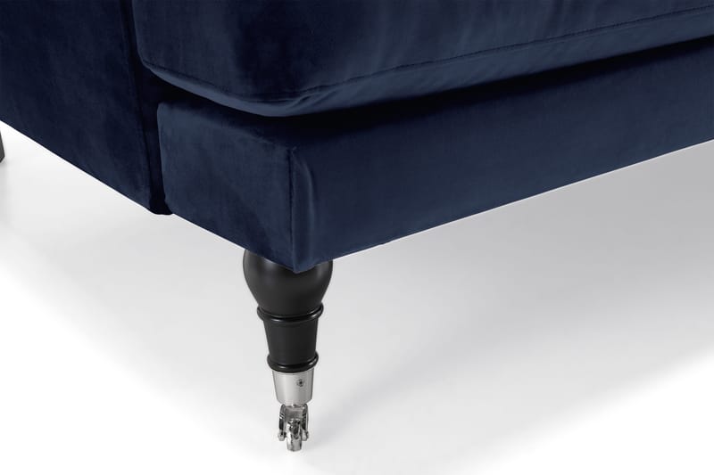 Andrew 2-personers Fløjlssofa - Blå - Møbler - Sofaer - 2 personers sofa