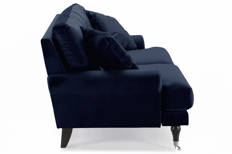 Andrew 2-personers Fløjlssofa - Blå - Møbler - Sofaer - 2 personers sofa