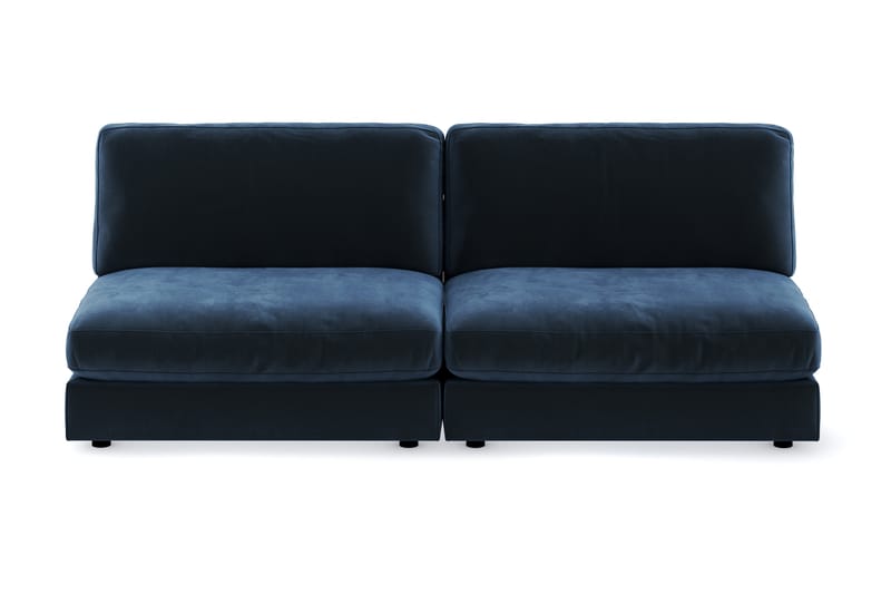 Arken 4-personers Modulsofa i Fløjl - Blå - Møbler - Sofaer - Velour sofaer