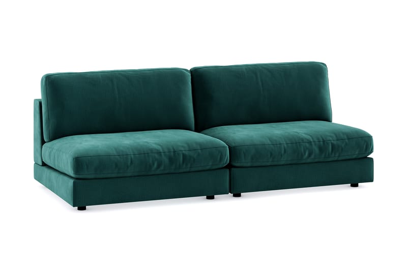Arken 4-personers Modulsofa i Fløjl - Grøn - Møbler - Sofaer - Velour sofaer