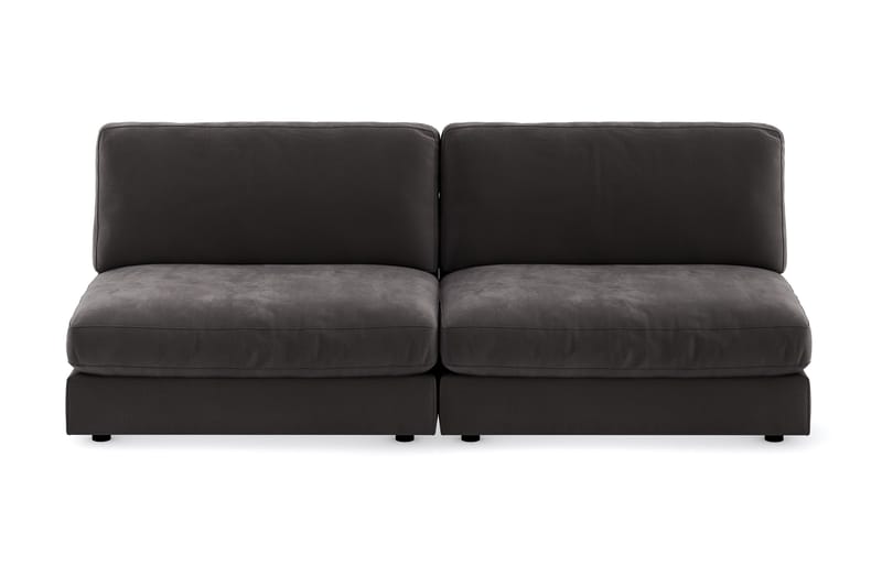 Arken Modulsofa 3-pers Velour - Mørkegrå - Møbler - Sofaer - Velour sofaer