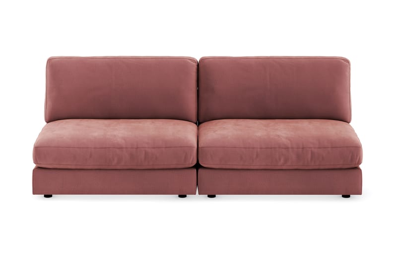 Arken Modulsofa 3-pers Velour - Lyserød - Møbler - Sofaer - Velour sofaer