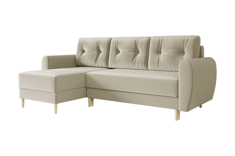 Bornalle 2-personers Sovesofa - Hvid - Møbler - Sofaer - Velour sofaer