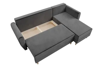 Bornalle 2-personers Sovesofa - Hvid - Møbler - Sofaer - Sovesofaer - Sovesofa chaiselong