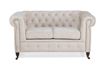 Chesterfield Deluxe Veloursofa 2-pers