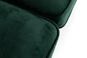 Chesterfield Lyx 2-sædet Lille fløjlsofa – Dyb sofa 160 cm bred - Grøn - Møbler - Sofaer - Velour sofaer