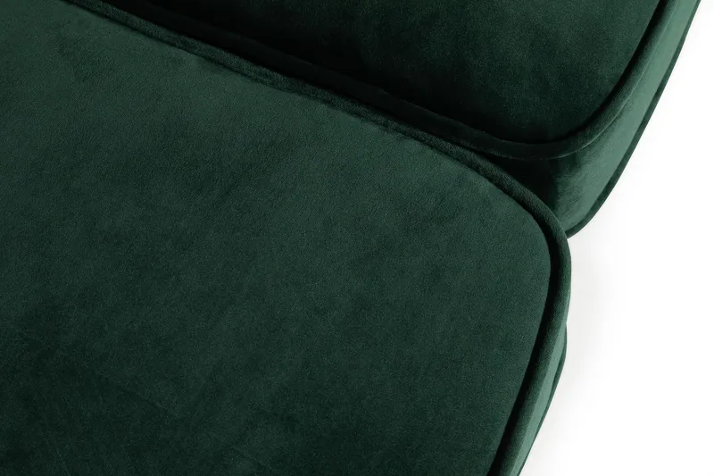 Chesterfield Lyx 3-sædet Fløjlssofa – Dyb sofa - Grøn - Møbler - Sofaer - Velour sofaer