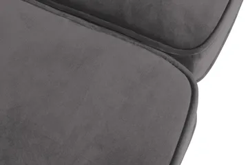 Chesterfield Lyx 3-sædet Fløjlssofa – Dyb sofa - Mørkegrå - Møbler - Sofaer - Velour sofaer