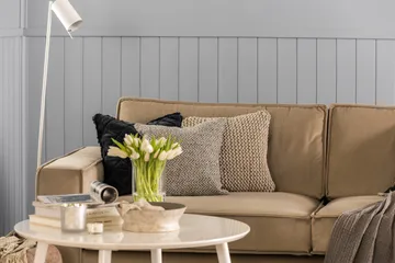 Cloudia veloursofa 4-pers. - Møbler - Sofaer - Velour sofaer