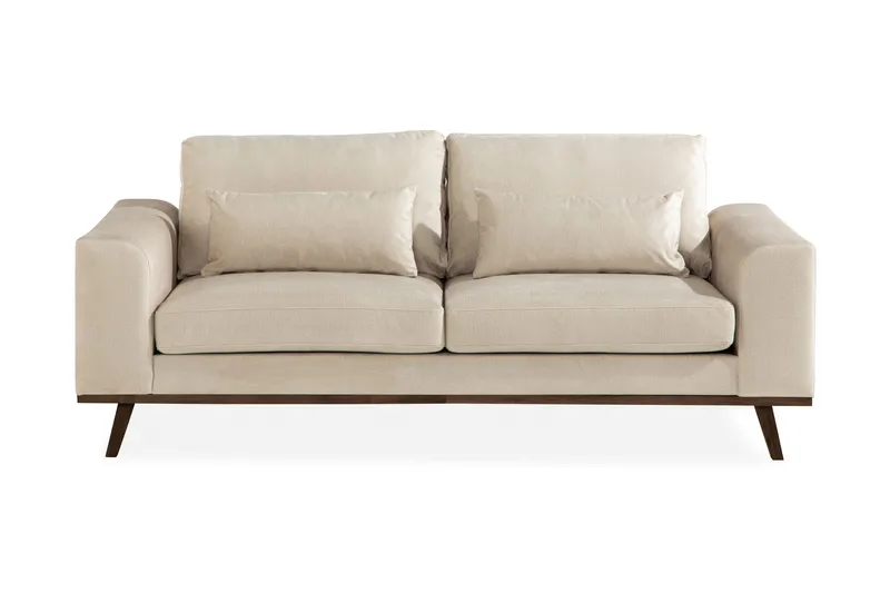 Copenhagen 2-personers Fløjlssofa - Beige - Møbler - Sofaer - Velour sofaer