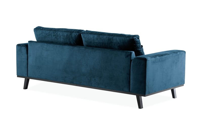 Copenhagen 2-personers Fløjlssofa - Blå - Møbler - Sofaer - Velour sofaer