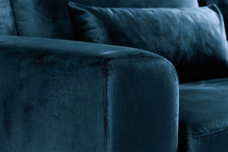 Copenhagen 2-personers Fløjlssofa - Blå - Møbler - Sofaer - Velour sofaer