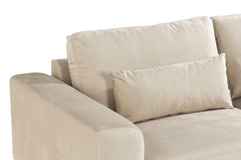 Copenhagen 2-Pers. Veloursofa - Beige - Velour sofaer - 2 personers sofa