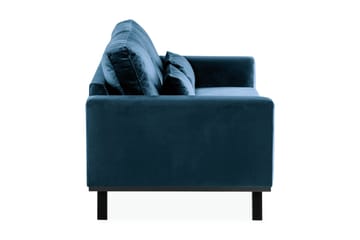 Copenhagen 2-personers Fløjlssofa - Blå - Møbler - Sofaer - Velour sofaer