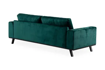 Copenhagen 3-personers Fløjlssofa - Grøn - Møbler - Sofaer - Velour sofaer