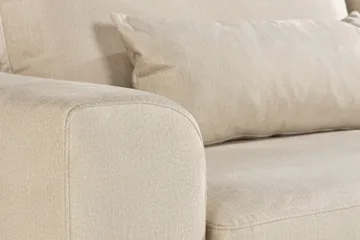 Copenhagen 3-personers Fløjlssofa - Beige - Møbler - Sofaer - Velour sofaer