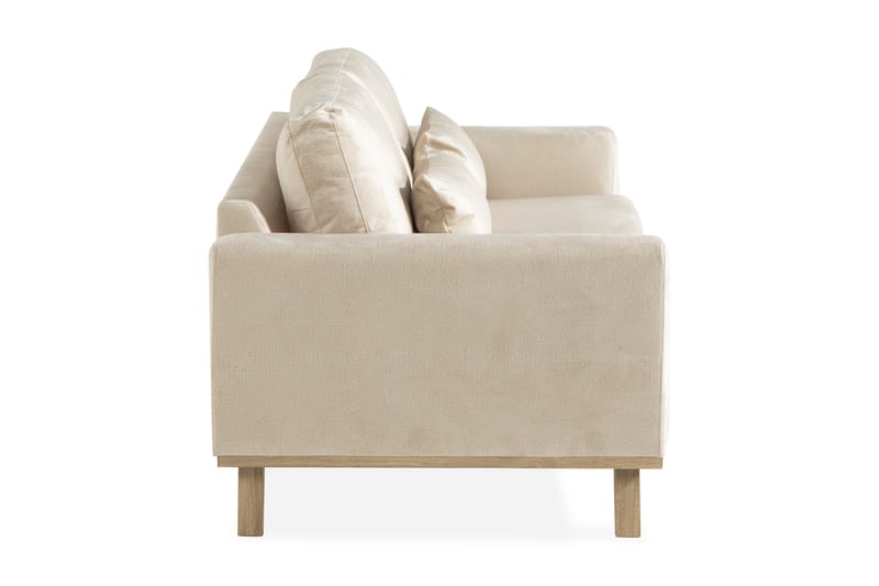 Copenhagen 3-personers Fløjlssofa - Beige - Møbler - Sofaer - Velour sofaer