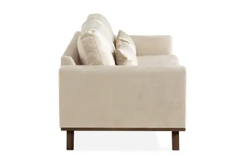 Copenhagen 3-personers Fløjlssofa - Beige - Møbler - Sofaer - Velour sofaer