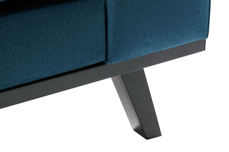 Copenhagen 4-personers Fløjlssofa - Blå - Møbler - Sofaer - Velour sofaer