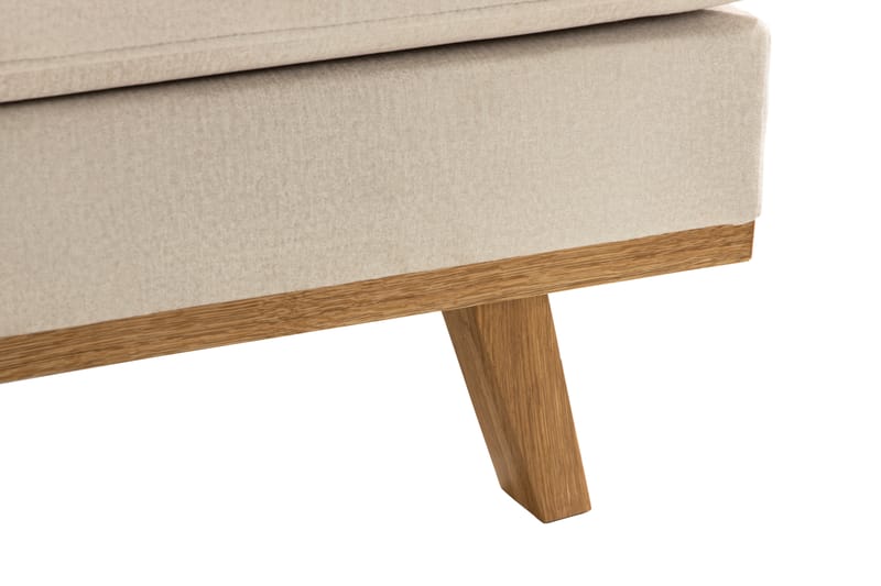 Copenhagen 5-personers Højrevendt U-formet Large Sofa med Divan og Chaiselong i Fløjl - Beige - Møbler - Sofaer - Velour sofaer