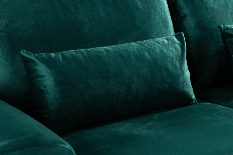 Copenhagen Sammetssoffa 2-personers - Grøn - Velour sofaer - 2 personers sofa