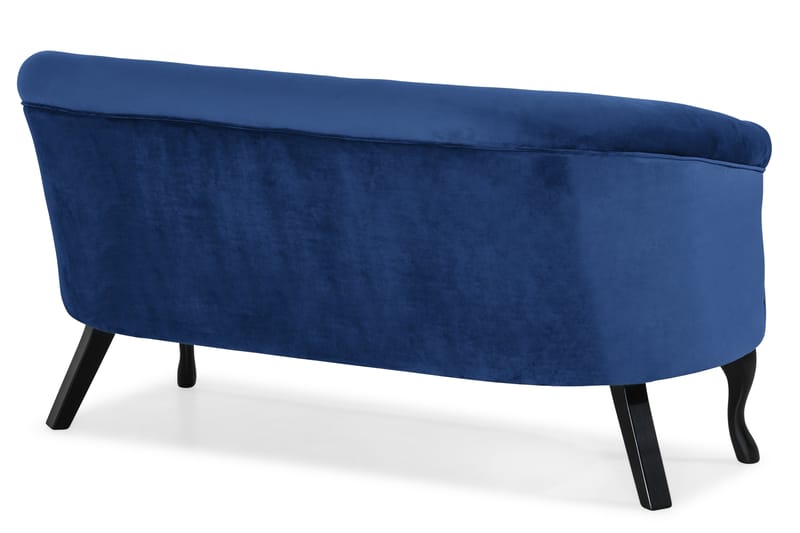 Dahlia Siss Sofa Velour - Blå - Møbler - Sofaer - Velour sofaer