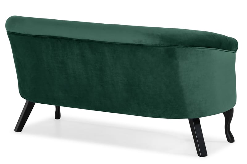 Dahlia Siss Sofa Velour - Mørkegrøn - Møbler - Sofaer - Velour sofaer