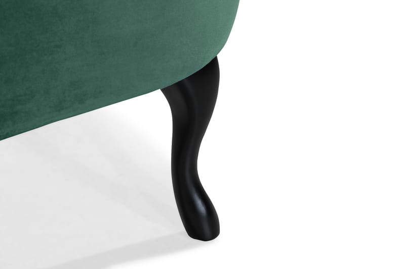 Dahlia Siss Sofa Velour - Mørkegrøn - Møbler - Sofaer - Velour sofaer