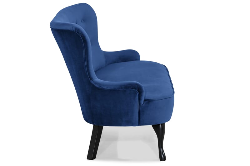 Dahlia Sofa Velour - Blå - Møbler - Sofaer - Velour sofaer