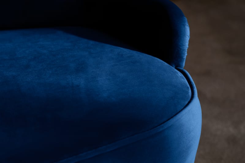 Dahlia Sofa Velour - Blå - Møbler - Sofaer - Velour sofaer