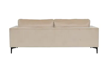 Johana 3-pers Veloursofa - Beige - Møbler - Sofaer - Velour sofaer