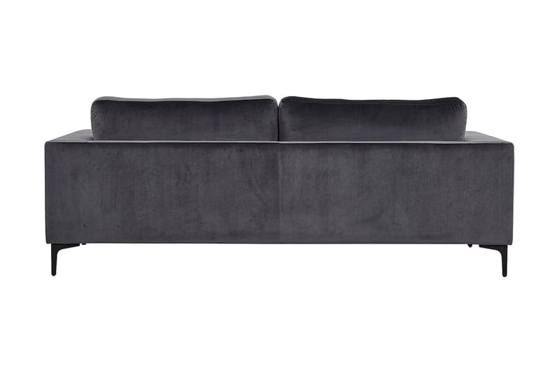 Johana 3-pers Veloursofa - Grå - Møbler - Sofaer - Velour sofaer
