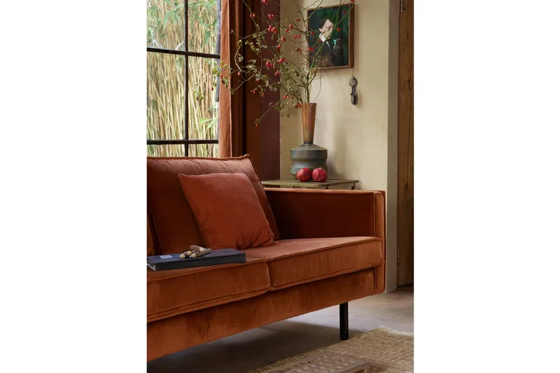 Lissbon 2,5 pers. veloursofa - Møbler - Sofaer - Velour sofaer