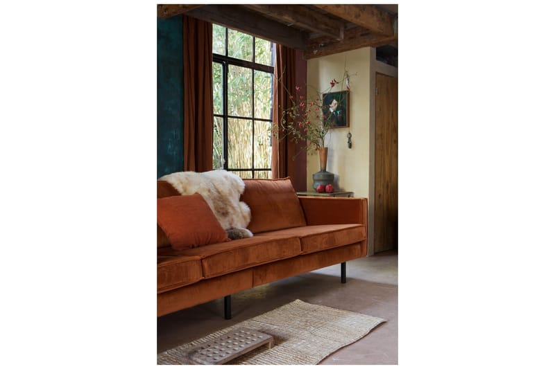 Lissbon 3-personers veloursofa - Møbler - Sofaer - Velour sofaer