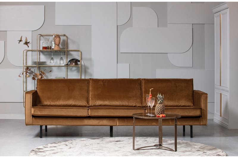 Lissbon 3-personers veloursofa - Møbler - Sofaer - Velour sofaer