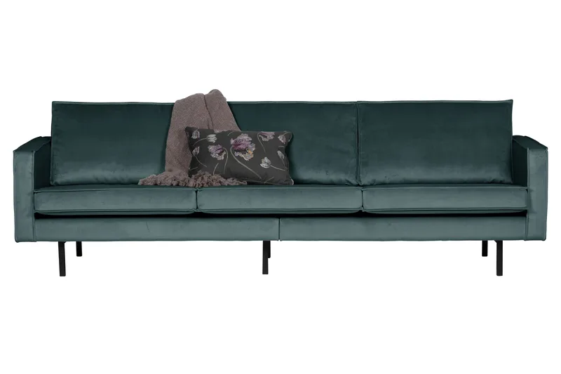 Lissbon 3-personers sofa velour, undefined