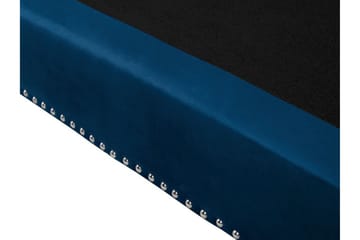 Llawhaden Rektangulær Chesterfield Fløjlssofa 211 cm - Blå - Møbler - Sofaer - Velour sofaer
