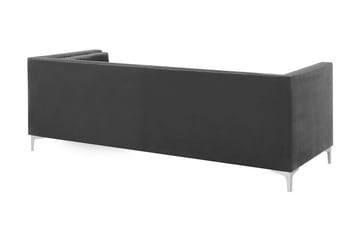 Llawhaden sofa velour - Grå - Møbler - Sofaer - Velour sofaer