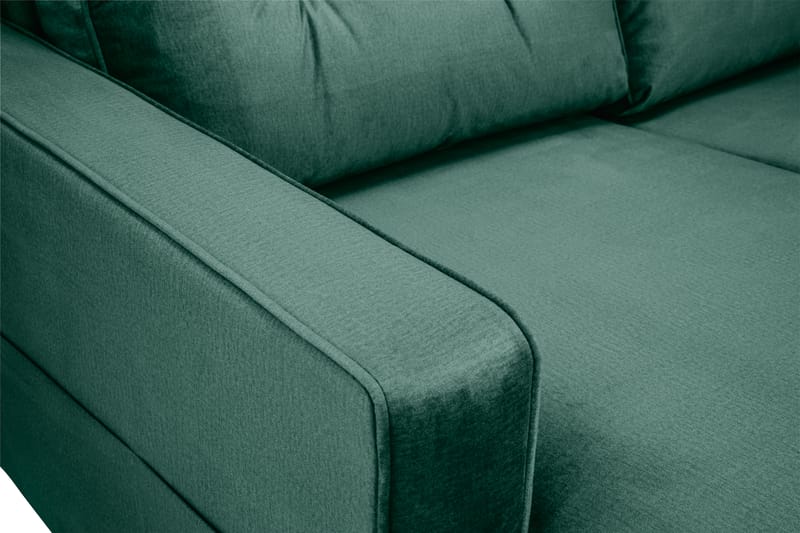 Monroe 4-personers Fløjlssofa - Grøn - Møbler - Sofaer - Velour sofaer