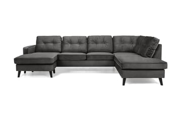 Monroe U-sofa med Chaiselong Venstre Velour