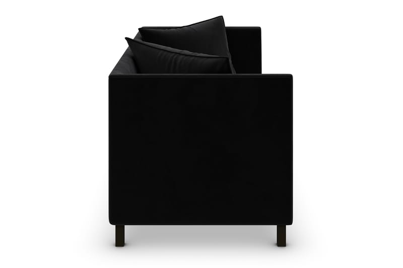 Noelia Modulsofa 2-pers Velour - Sort - Møbler - Sofaer - Velour sofaer