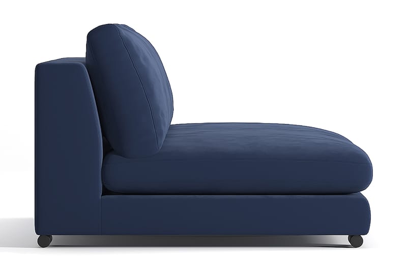 Noha Modul Chaiselongsofa Velour - Midnat blå sofa - Velour sofaer - Komplet modulsofa