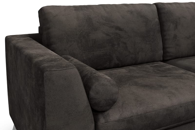 Ocean Lyx 3-Pers. Sofa - Mørkegrå/Velour - Møbler - Sofaer - 2 personers sofa