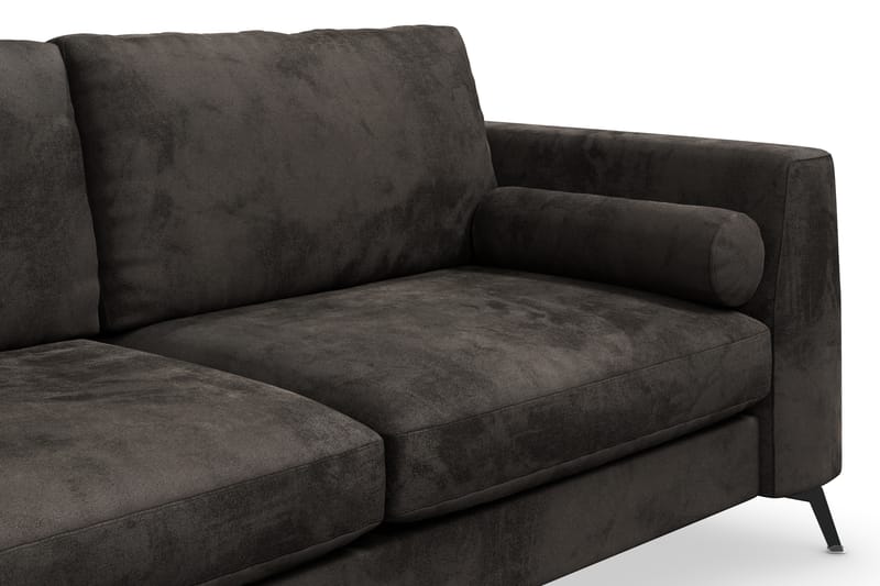 Ocean Lyx 3-Pers. Sofa - Mørkegrå/Velour - Møbler - Sofaer - Velour sofaer