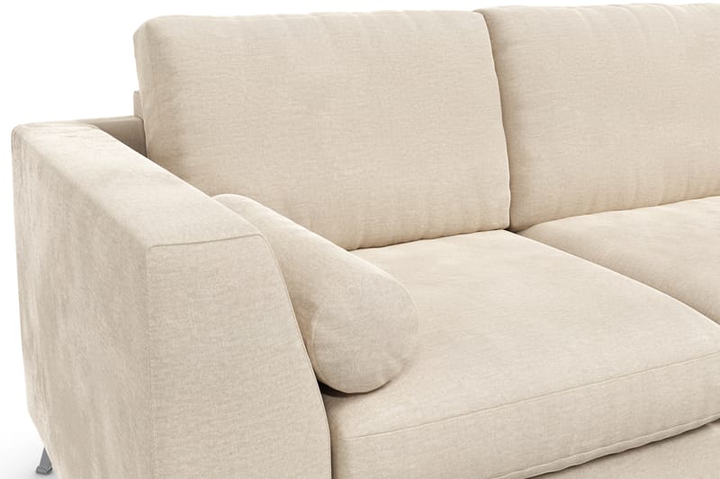 Ocean Lyx 3-personers Fløjlssofa - Beige - Møbler - Sofaer - Velour sofaer