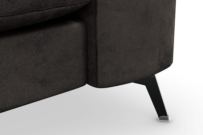 Ocean Lyx 3-Pers. Sofa - Mørkegrå/Velour - Møbler - Sofaer - 2 personers sofa