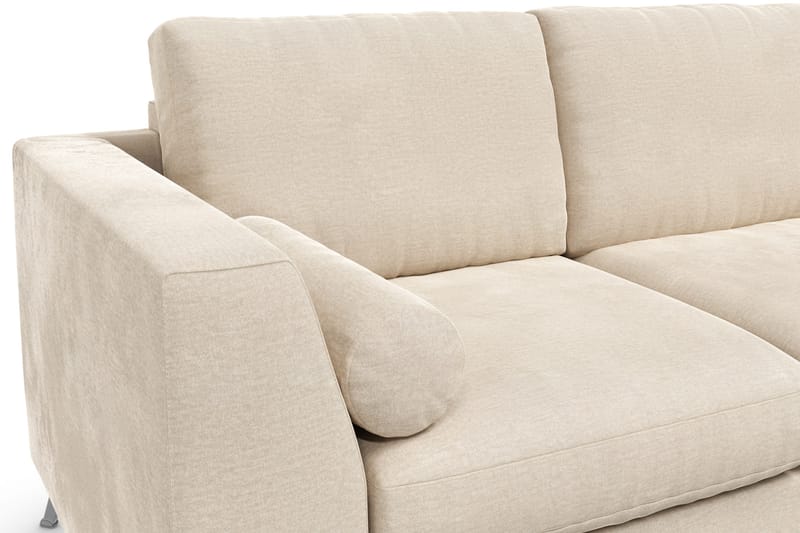Ocean Lyx 3-personers Fløjlssofa - Beige - Møbler - Sofaer - 3 personers sofa