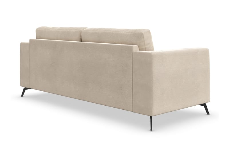 Ocean Lyx 3-personers Fløjlssofa - Beige - Møbler - Sofaer - 2 personers sofa