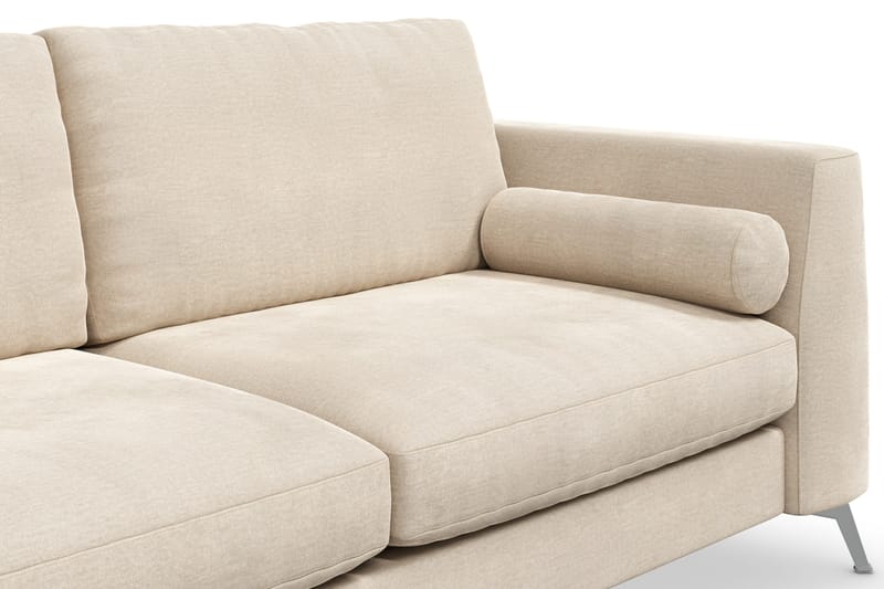 Ocean Lyx 3-personers Fløjlssofa - Beige - Møbler - Sofaer - 2 personers sofa