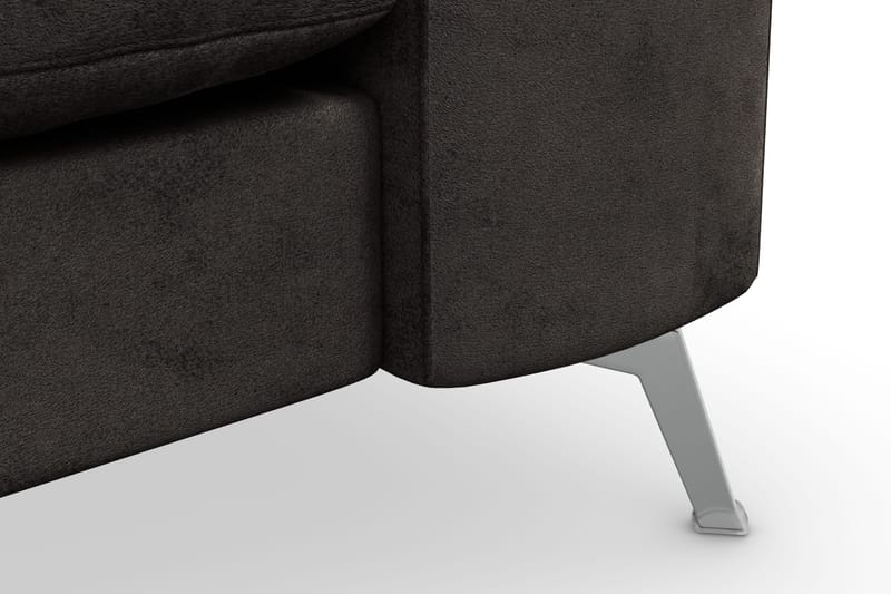 Ocean Lyx 3-Pers. Sofa - Mørkegrå/Velour - Møbler - Sofaer - 2 personers sofa